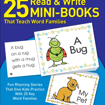 25 Read & Write Mini-Books: That Teach Word Families