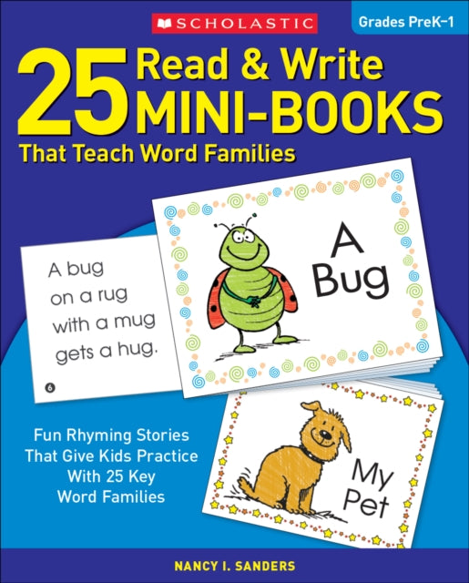 25 Read & Write Mini-Books: That Teach Word Families