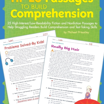 Hi-Lo Passages to Build Comprehension: Grades 5?6: 25 High-Interest/Low Readability Fiction and Nonfiction Passages to Help Struggling Readers Build Comprehension and Test-Taking Skills