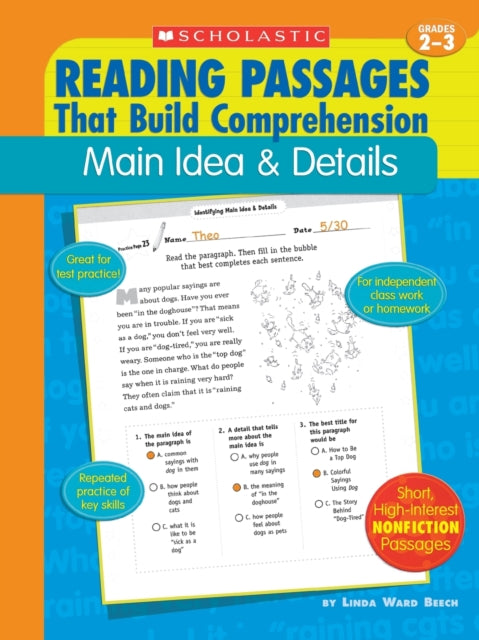 Reading Passages That Build Comprehension: Main Idea and Details Grades 2-3