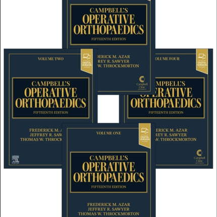 Campbells Operative Orthopaedics 4Volume Set