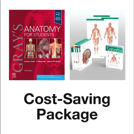 Grays Anatomy for Students 5e and Paulsen Sobotta Atlas of Anatomy Package 17th ed. EnglishLatin  Value Pack