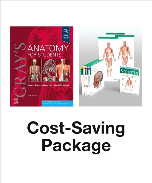 Grays Anatomy for Students 5e and Paulsen Sobotta Atlas of Anatomy Package 17th ed. EnglishLatin  Value Pack