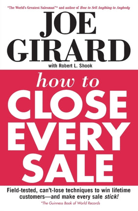 How to Close Every SaleISBN9780446389297