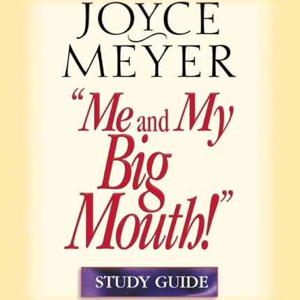 Me and My Big Mouth Study Guide The Answer is Right Under Your Nose