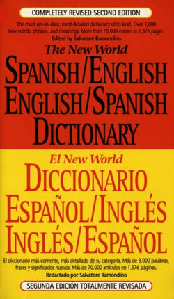 The New World SpanishEnglish EnglishSpanish