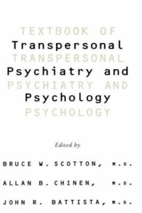Textbook Of Transpersonal Psychiatry And