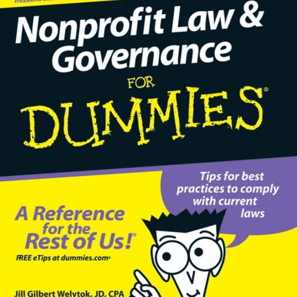 Nonprofit Law and Governance For Dummies