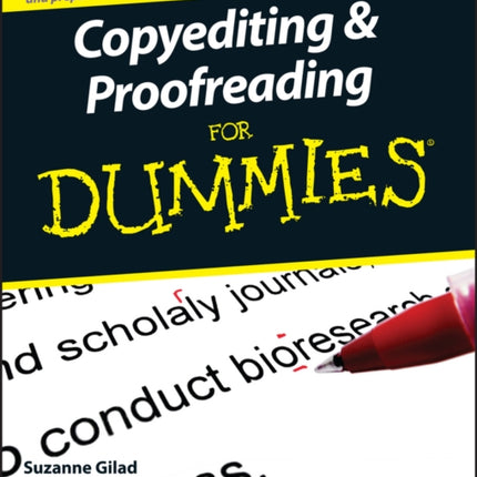 Copyediting and Proofreading For Dummies