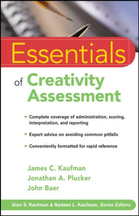 Essentials of Creativity Assessment