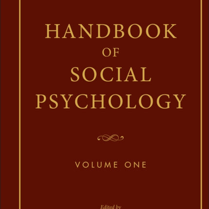 Handbook of Social Psychology, Volume 1