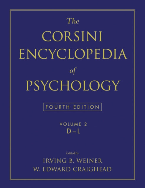 The Corsini Encyclopedia of Psychology Volume 2