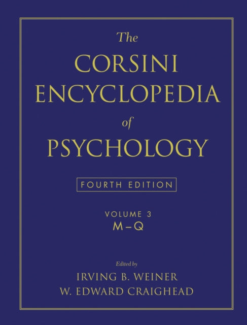 The Corsini Encyclopedia of Psychology Volume 3 03