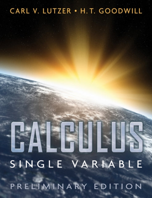 Calculus Single Variable Preliminary Edition