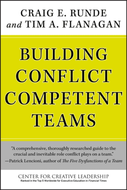 Building Conflict Competent Teams