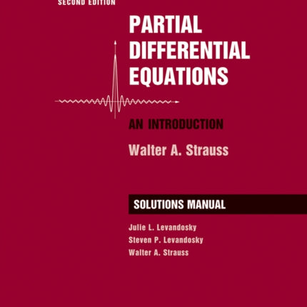 Partial Differential Equations An Introduction 2e