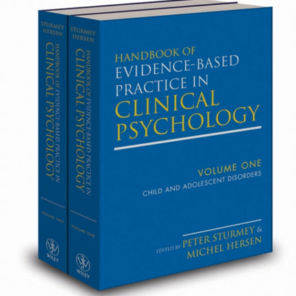 Handbook of Evidence-Based Practice in Clinical Psychology, 2 Volume Set