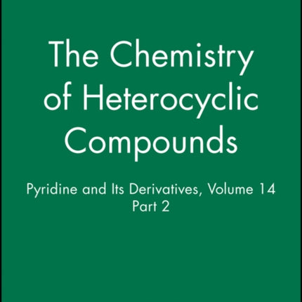 Pyridine and Its Derivatives Volume 14 Part 2