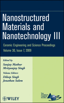 Nanostructured Materials and Nanotechnology III, Volume 30, Issue 7