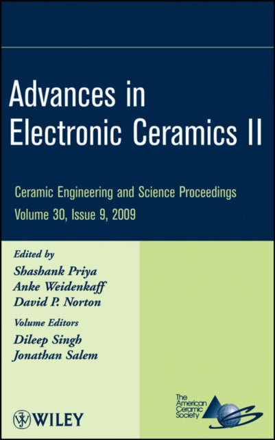 Advances in Electronic Ceramics II, Volume 30, Issue 9