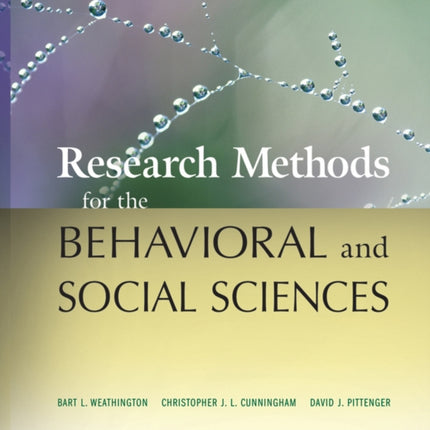 Research Methods for the Behavioral and Social Sciences