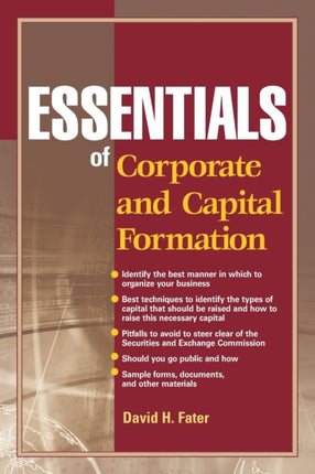 Essentials of Corporate and Capital Formation