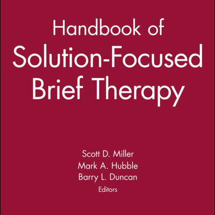 Handbook of Solution-Focused Brief Therapy