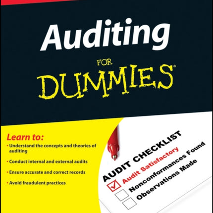 Auditing For Dummies