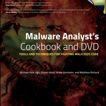 Malware Analysts Cookbook and DVD