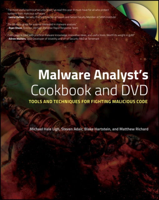 Malware Analysts Cookbook and DVD