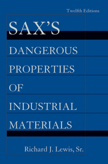 Saxs Dangerous Properties of Industrial Materials 12e 5V Set