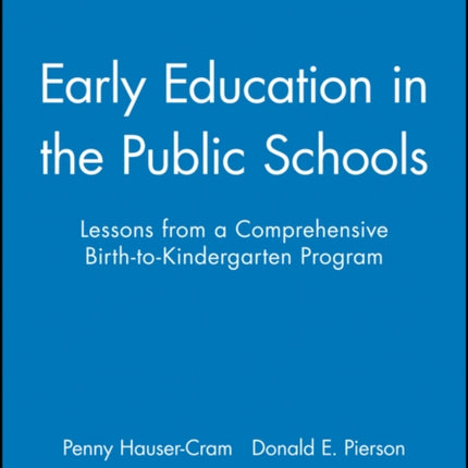 Early Education in the Public Schools
