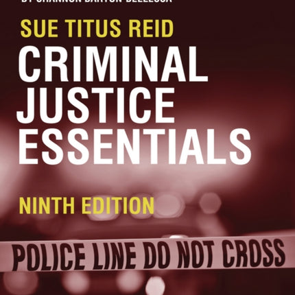 Criminal Justice Essentials, Study Guide