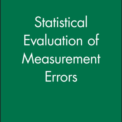 Statistical Evaluation of Measurement Errors