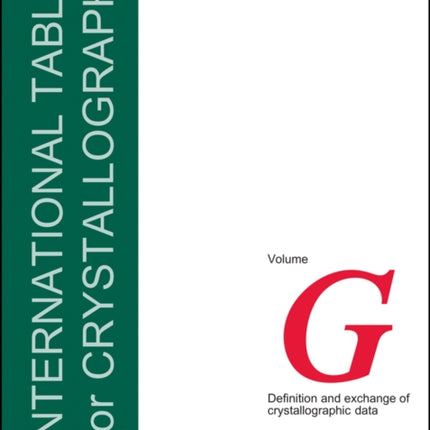 International Tables for Crystallography Vol G