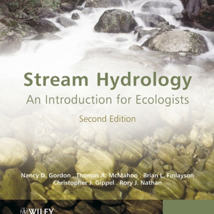 Stream Hydrology: An Introduction for Ecologists