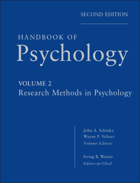 Handbook of Psychology, Research Methods in Psychology