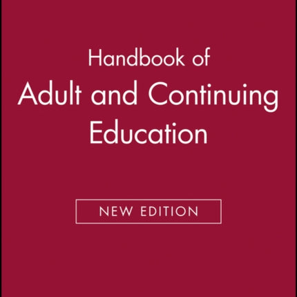 Handbook of Adult and Continuing Education