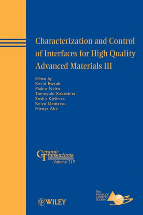 Characterization and Control of Interfaces for
