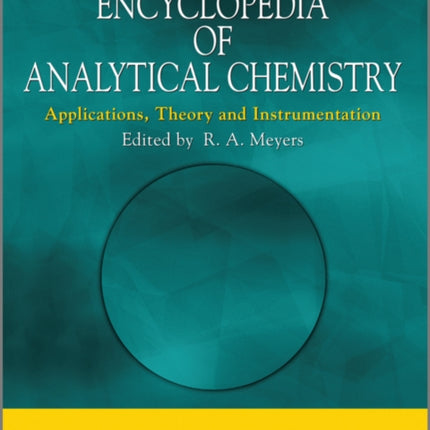 Encyclopedia of Analytical Chemistry: Applications, Theory and Instrumentation, Supplementary Volumes S1 - S3