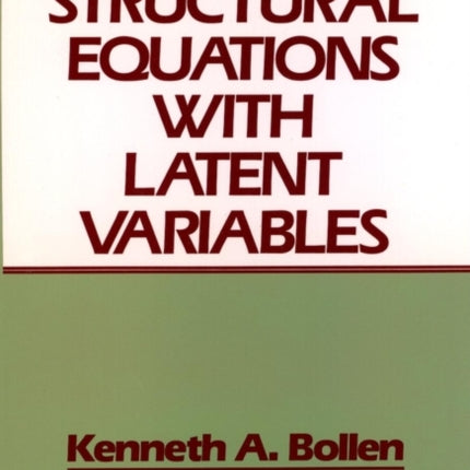 Structural Equations with Latent Variables