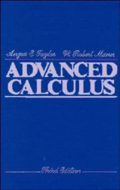 Advanced Calculus