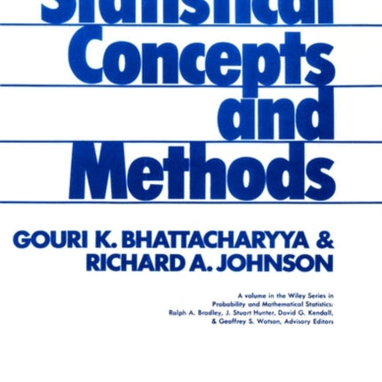 Statistical Concepts  Methods 106 Wiley Series in
