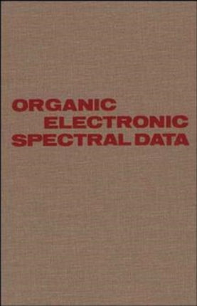 Organic Electronic Spectral Data Volume 30 1988