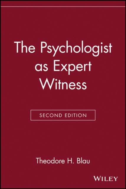 The Psychologist as Expert Witness