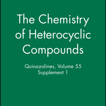 Quinazolines Volume 55 Supplement 1