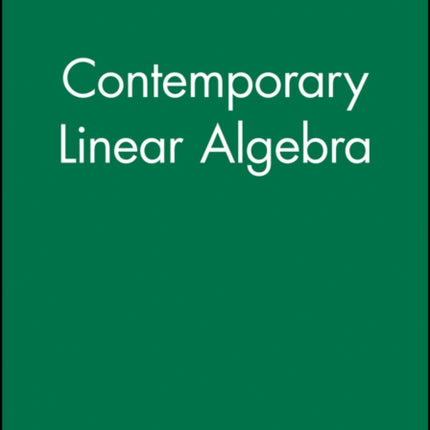 Student Solutions Manual to accompany Contemporary Linear Algebra