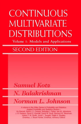 Continuous Multivariate Distributions, Volume 1: Models and Applications