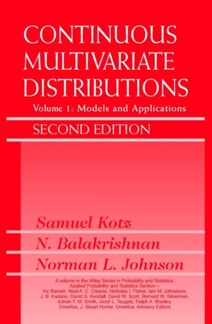 Continuous Multivariate Distributions, Volume 1: Models and Applications