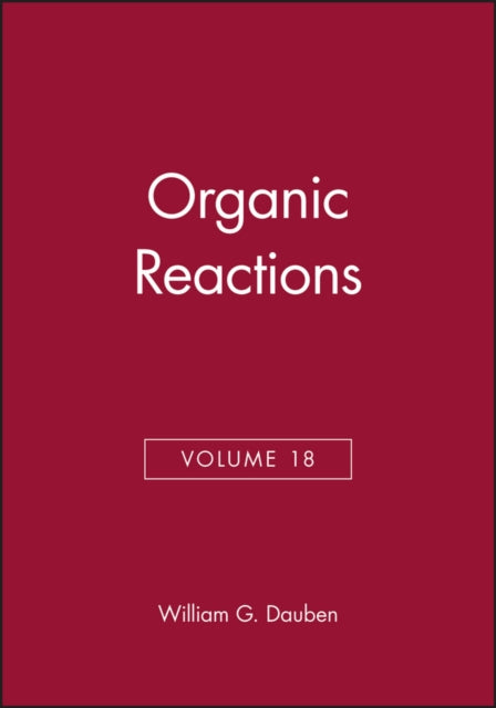 Organic Reactions, Volume 18